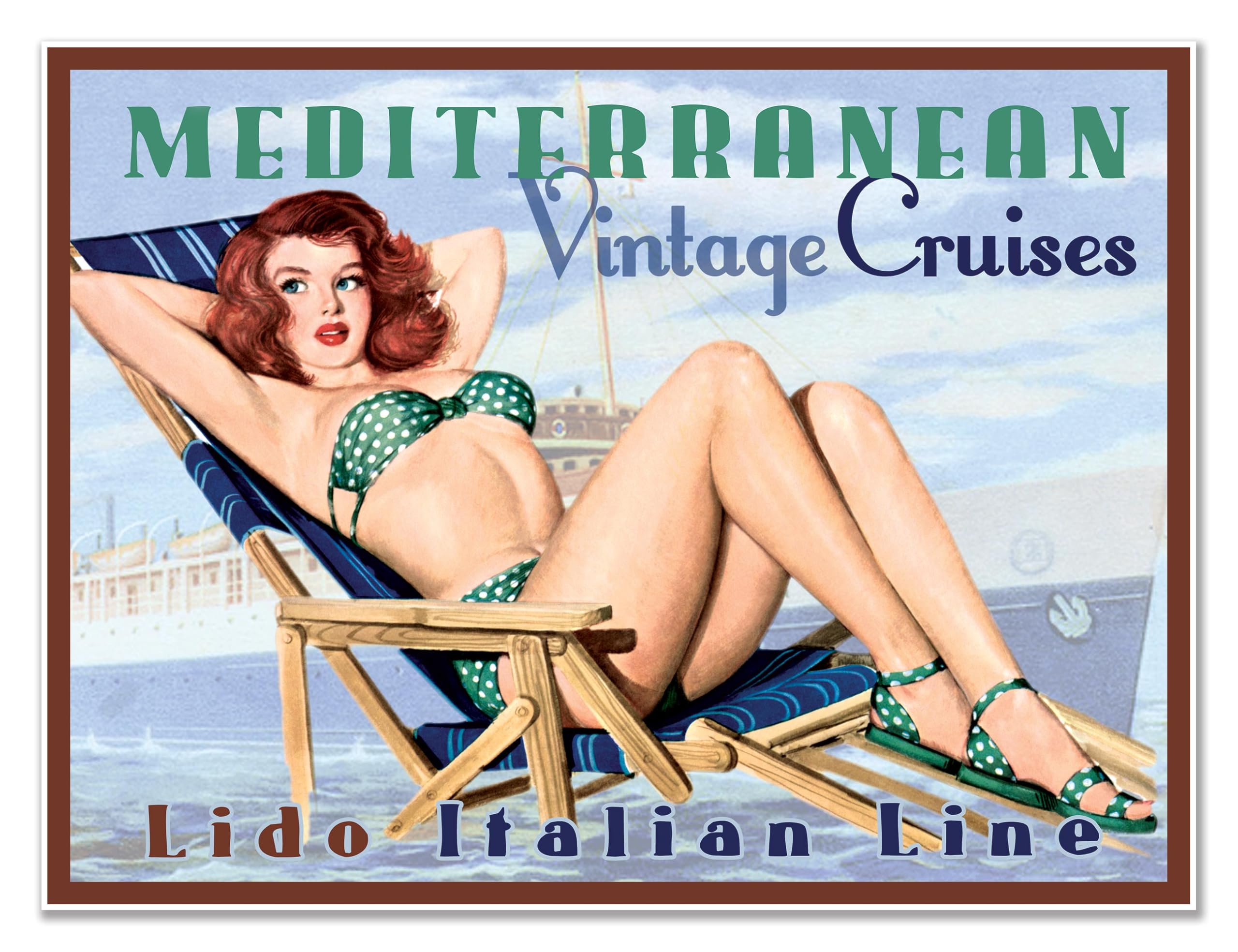 Amazon.com: Antiguos Maps Italy Travel Print | Mediterranean LIDO